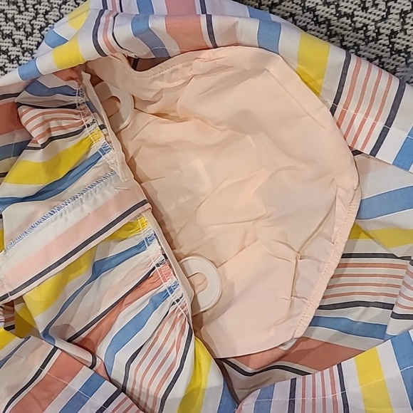 NWT Carter's Summer Long Stripe Dress with Layered Collar Size 24M - Picture 4 of 4